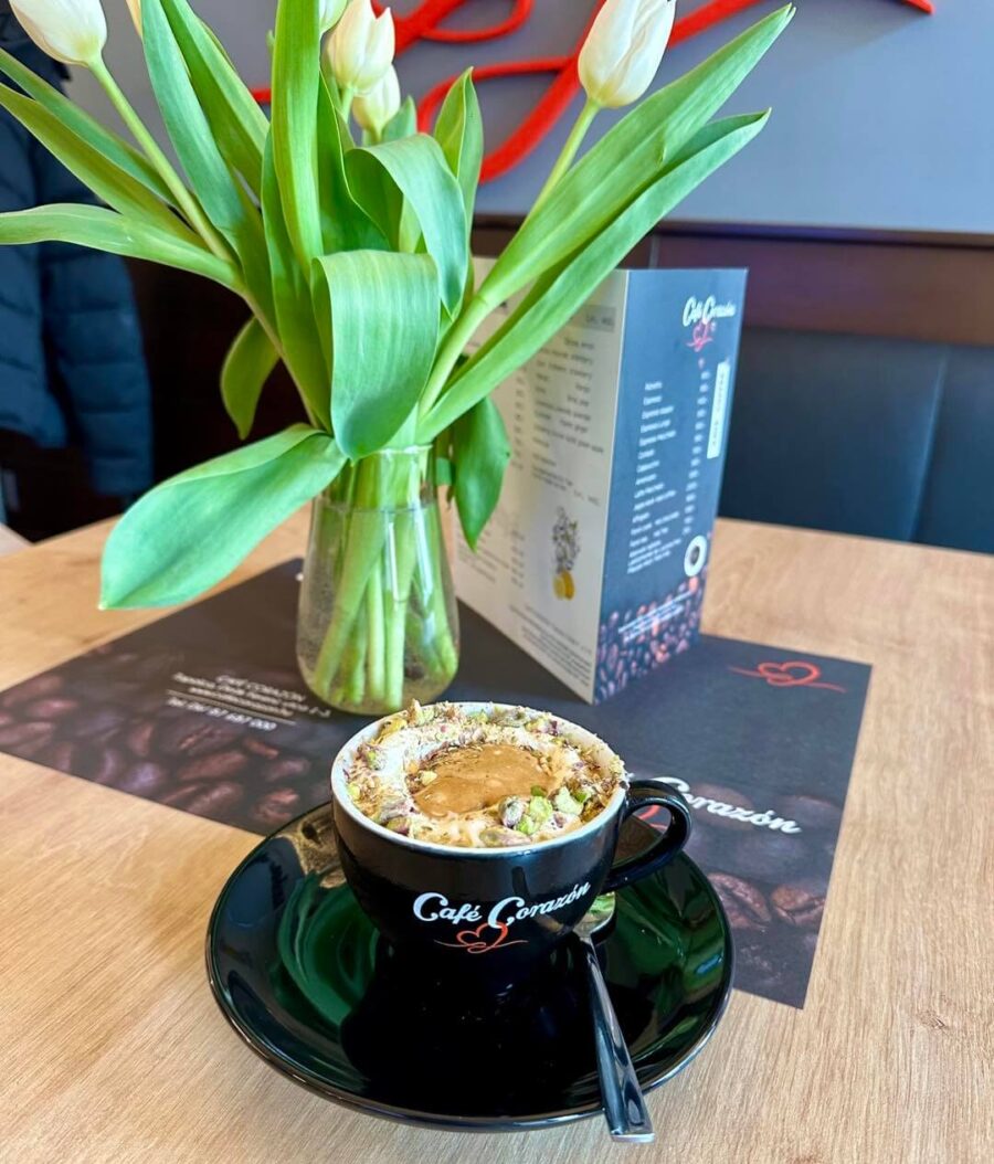Pisztáciás affogato