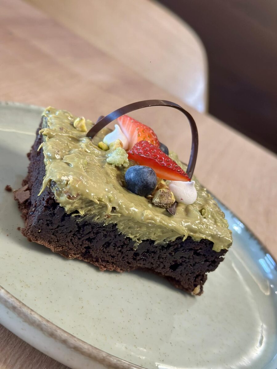 Pisztáciás brownie